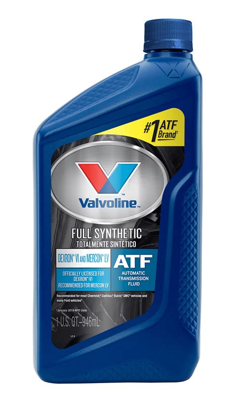 Valvoline™ DEXRON*VI and MERCON LV ATF Full Synthetic 